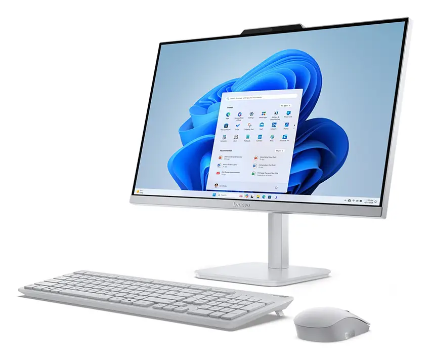 מחשב AIO לנובו Lenovo AIO 24'' N100-UpTo3.4GHz 512GB 8GB CLOUD תמונה 2