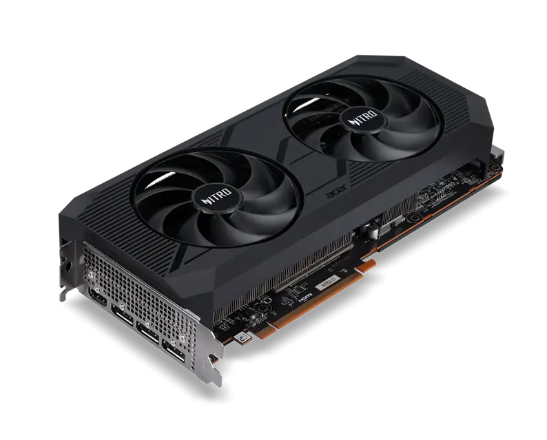 כרטיס מסך ACER Nitro AMD RX 7700 XT 12GB שחור תמונה 2
