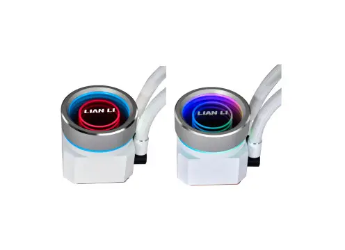 קירור נוזלי למעבד Lian-Li Galahad II Trinity Performance 360 לבן תמונה 3
