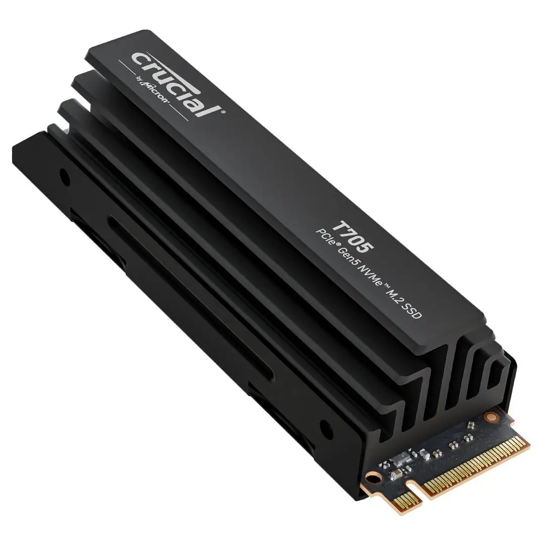 דיסק פנימי Crucial T705 2TB PCIe Gen5 NVMe M.2 SSD תמונה 2