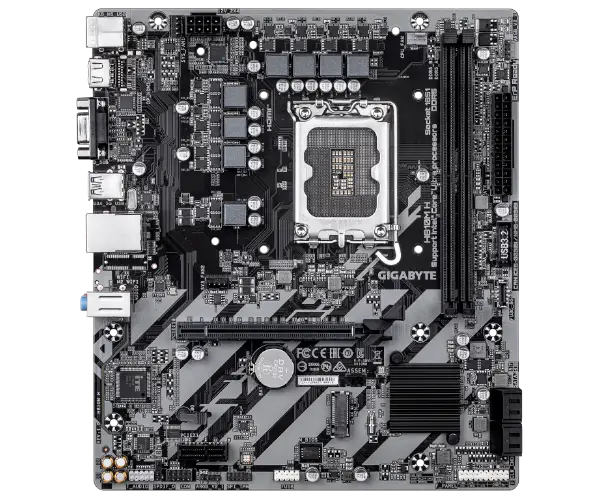 לוח אם Gigabyte H810M H 1.0 Micro-Atx DDR5 LGA1851 VGA HDMI תמונה 2