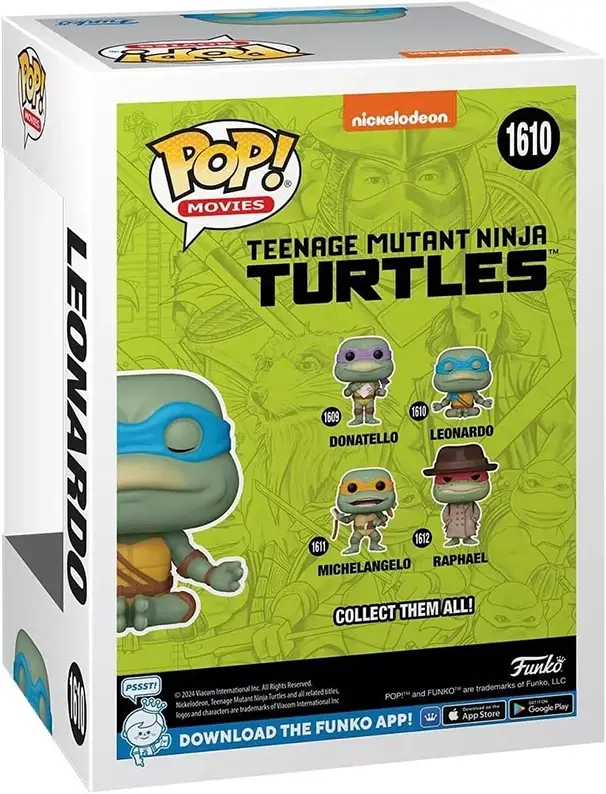 בובת פופ POP! TMNT LEONARDO 1610 תמונה 3