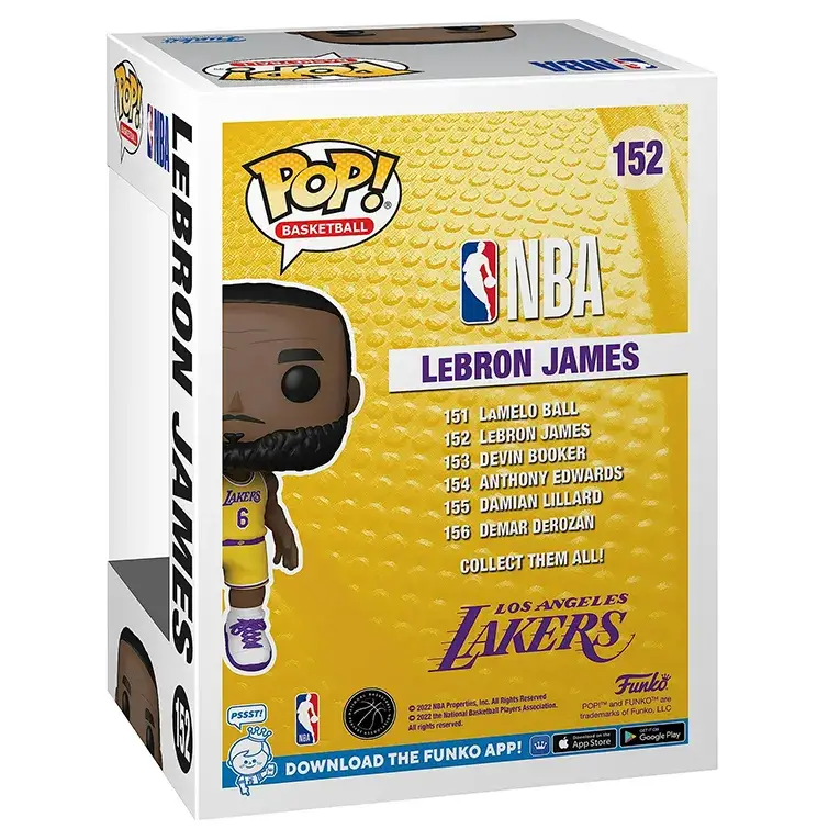 בובת פופ POP! BASKETBALL LEBRON JAMES 152 תמונה 4