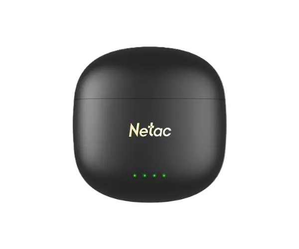 אוזניות אלחוטיות NETAC LK35 Bluetooth 5.3 Up to 6Hrs Play Black Stereo שחור תמונה 3