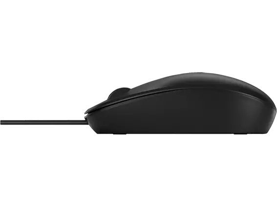 ‏עכבר ארגונומי ‏חוטי HP 125 Wired שחור תמונה 3