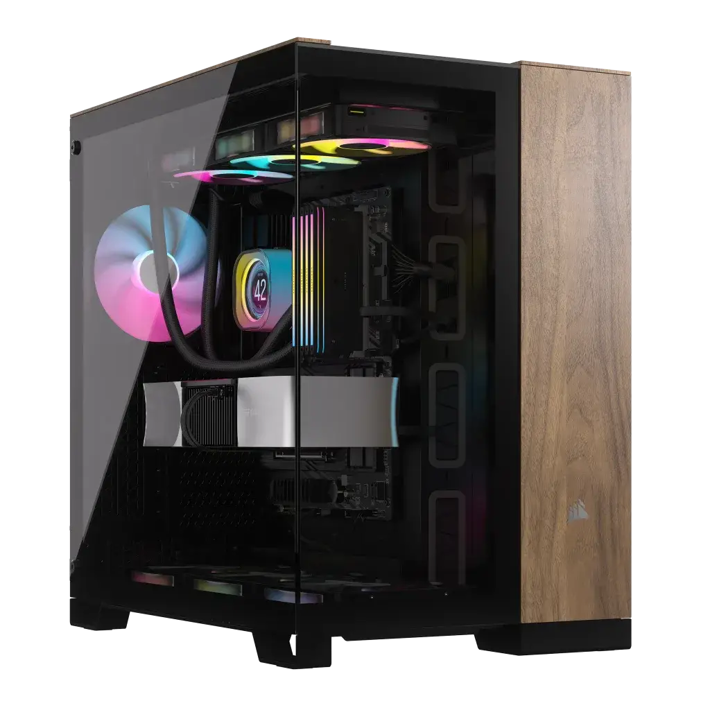 מארז מחשב CORSAIR 6500X Mid T Bamboo שחור במבו תמונה 2