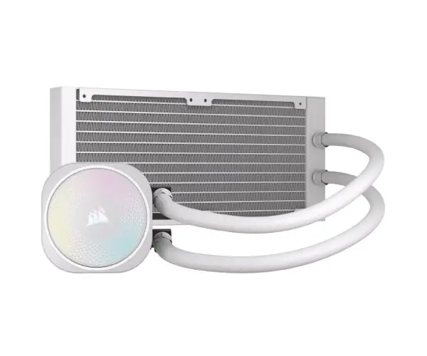 קירור נוזלי Corsair iCUE NAUTILUS 240 RS RGB White 240mm AIO לבן תמונה 4