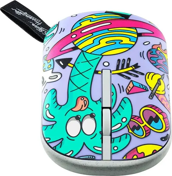 עכבר אלחוטי ASUS MARSHMALLOW MD100 2.4GHz Fun Palm Tree Caricature מהדורת אומן תמונה 2
