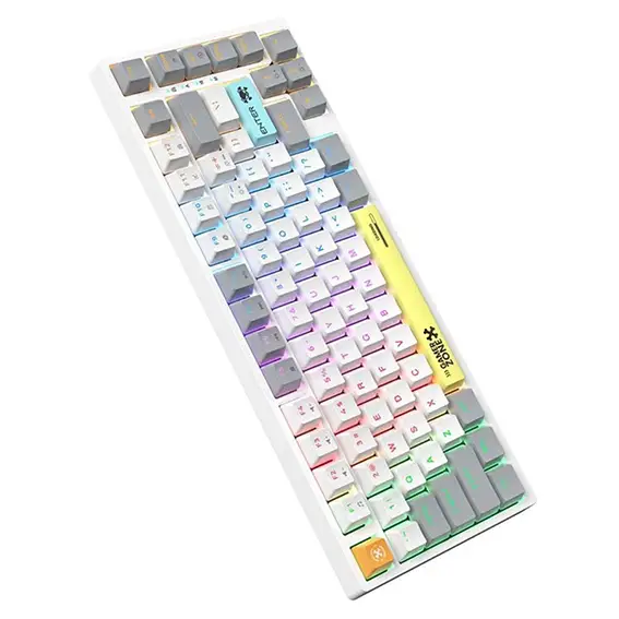 מקלדת גיימינג מכנית חוטית ONIKUMA G58 לבן תמונה 3