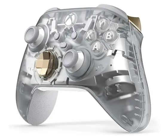 בקר אלחוטי Xbox Ghost Cipher שקוף ואפור