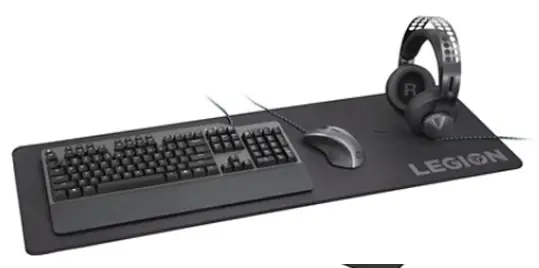 משטח מקלדת ועכבר לגיימינג Lenovo LEGION Gaming XL Cloth MOUSE PAD 900x300X3 תמונה 3