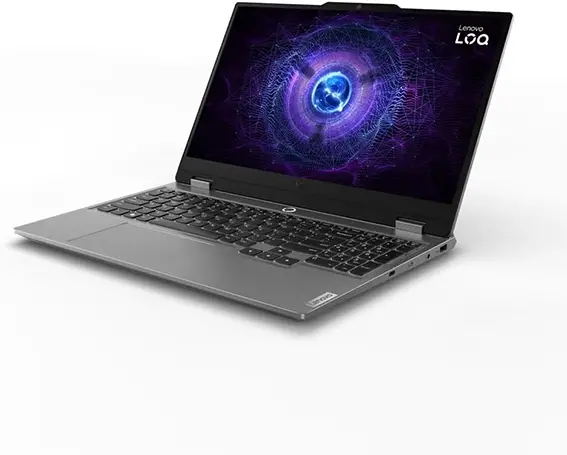 מחשב גיימינג נייד Lenovo IP LOQ 15IRX9 I7-13650HX 24GB IPS 15.6" 512GB 3050 DOS אפור לונה תמונה 3
