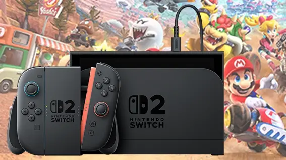 קונסולה עם משחק Nintendo Switch 2 + Mario Kart World