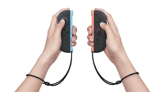 זוג רצועות לשלטים Joy-Con Strap Pair Nintendo Switch 2 אדום כחול תמונה 4
