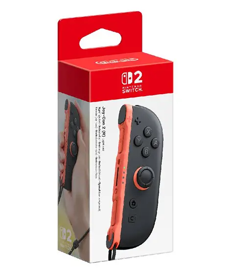 שלט ימין אלחוטי Nintendo Switch 2 Joy-Con (R) Neon אדום