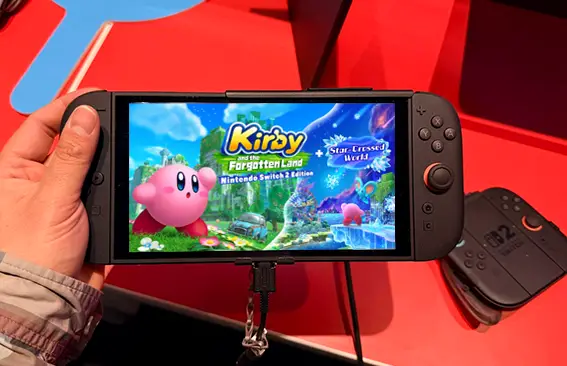 משחקי Kirby and The Forgotten Land + Star Crossed World Nintendo Switch 2 תמונה 2