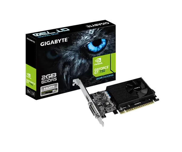 כרטיס מסך Gigabyte GT730 2GB LOW PROFILE