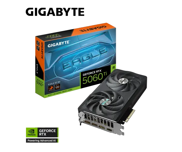 כרטיס מסך Gigabyte NVIDIA GeForce RTX 5060 Ti Eagle OC 8GB