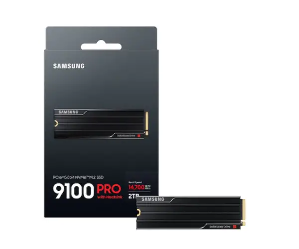 דיסק פנימי Heatsink 2TB Gen5 M.2 NVME 2.0 /Samsung 9100 PRO W