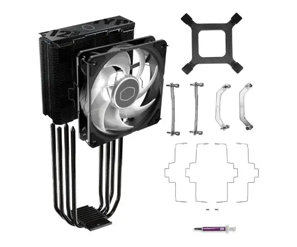 מאורר למעבד Cooler Master Hyper 212 Pro 230W TDP INTEL/AMD RGB תמונה 4