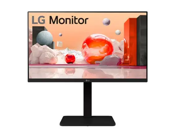 מסך מחשב מתכוונן עם רמקולים LG IPS "24 Full HD 1300:1 100hz USB Type-C Pivot