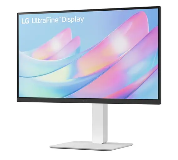 מסך מחשב מתכוונן LG 4K UHD UltraFine IPS "27 60hz לבן תמונה 2
