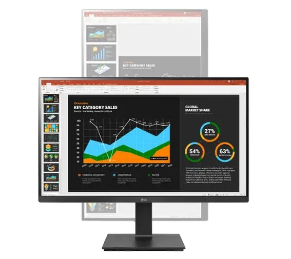 מסך מחשב עם רמקולים LG HDR10 QHD IPS "27 700:1 75hz