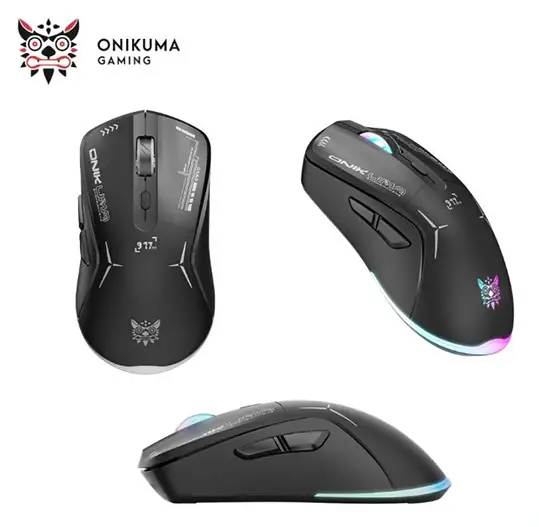 עכבר גיימינג ONIKUMA WIRELESS CW917 שחור תמונה 3