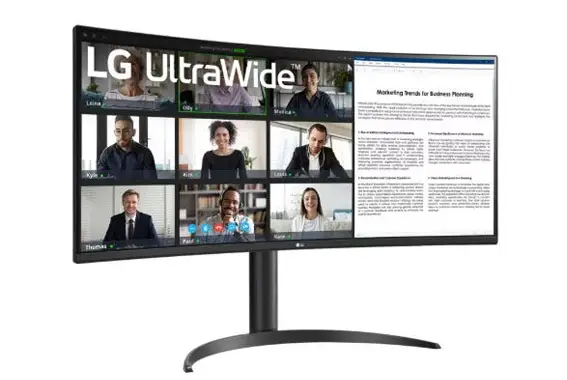 מסך מחשב קעור ‏34'' LG UltraWide QHD VA 100Hz תמונה 2