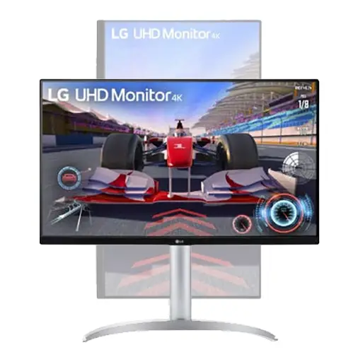מסך גיימינג מסתובב LG 4K UHD VA ''27 144Hz לבן