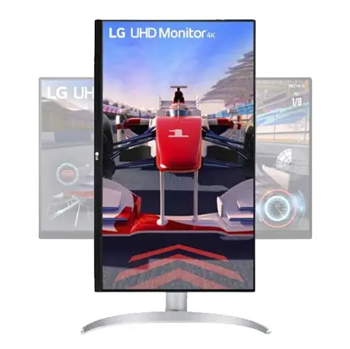 מסך גיימינג מסתובב LG 4K UHD VA ''27 144Hz לבן תמונה 2