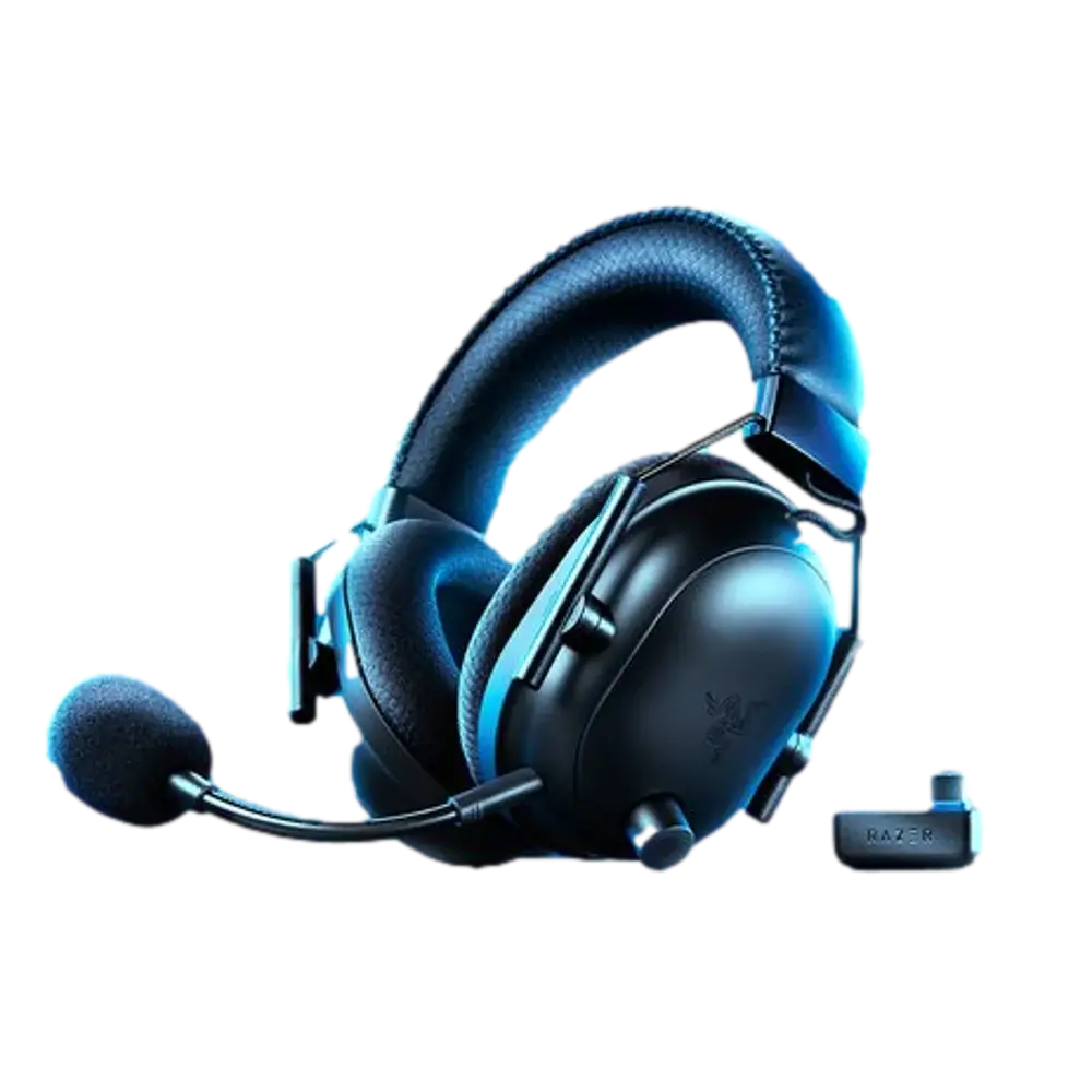 אוזניות גיימינג אלחוטיות RAZER BLACKSHARK V2 PRO FOR PLAYSTATION שחור