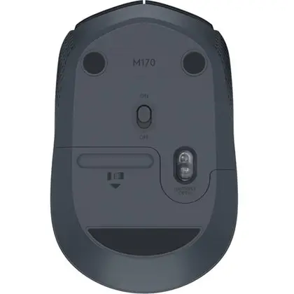עכבר מחשב Logitech M170 Wireless mouse Gray תמונה 3