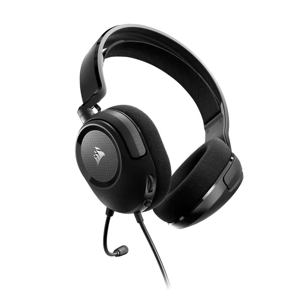 אוזניות חוטיות גיימינג CORSAIR HS35 v2 Multiplatform שחור תמונה 2