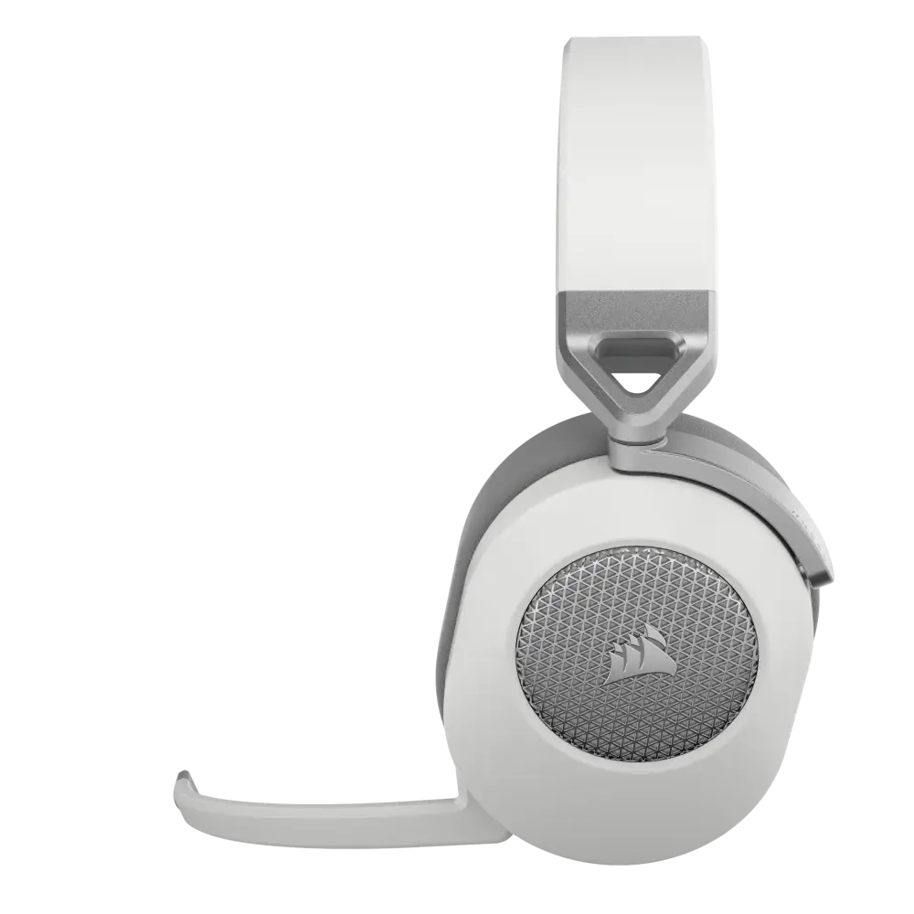 אוזניות גיימינג אלחוטיות Corsair HS65 Surround Gaming 7.1 לבן תמונה 2