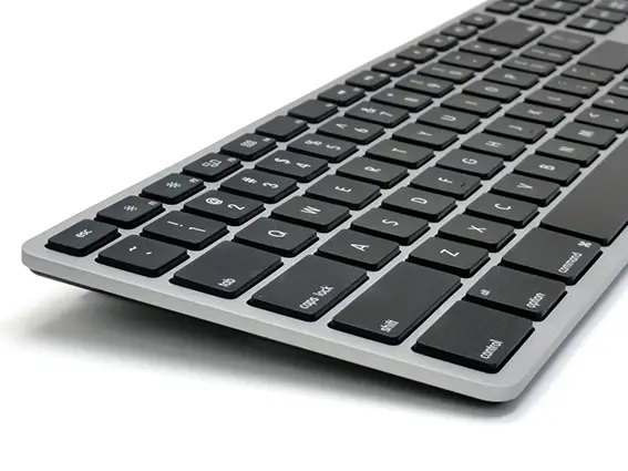 מקלדת אלחוטית למחשבי מק Matias Wireless Aluminum Keyboard אלומיניום תמונה 3