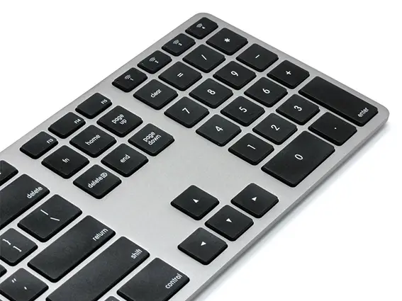 מקלדת אלחוטית למחשבי מק Matias Wireless Aluminum Keyboard אלומיניום תמונה 4