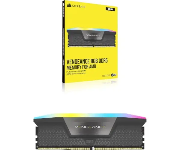 ז. לנייח CORSAIR VENGEANCE 16GB DDR5 6000MHz C36 EXPO תמונה 2