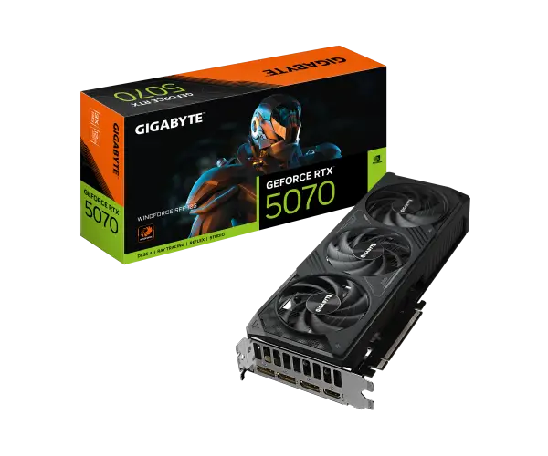 כרטיס מסך GIGABYTE GeForce RTX 5070 WINDFORCE SFF 12GB