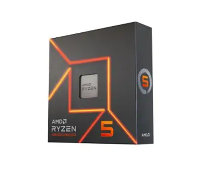 מעבד AMD Ryzen 5 7400F Zen4 6 Cores 12 Threads 32MB תמונה 2