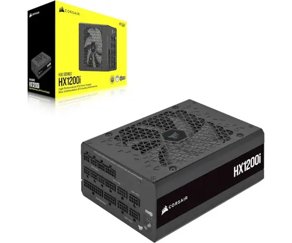 ספק שקט Corsair HX1200i Fully Modular Platinum ATX 3.1 PCI-E 5.1