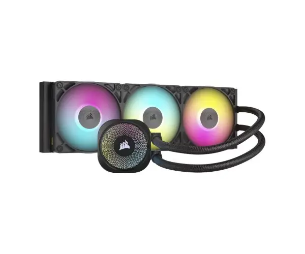 קירור נוזלי Corsair iCUE TITAN 360 RX RGB Black 360mm AIO שחור