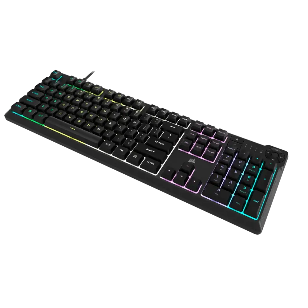 מקלדת גיימינג CORSAIR K55 CORE RGB שחור תמונה 3