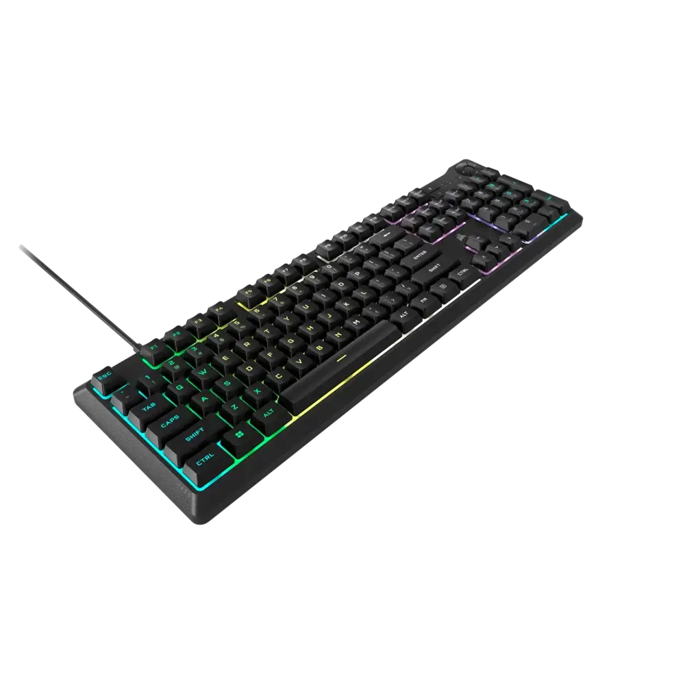 מקלדת גיימינג CORSAIR K55 CORE RGB שחור תמונה 4