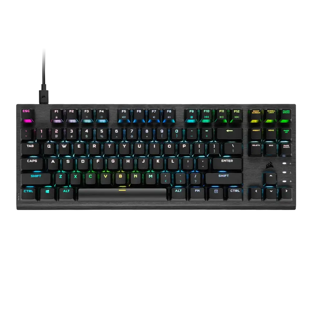 מקלדת מכנית אופטית חוטית CORSAIR K60 PRO TKL RGB
