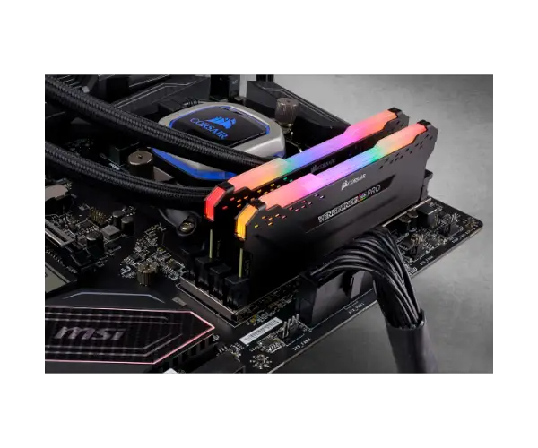 ז.לנייח Corsair Vengeance RGB PRO 32GB 2X16 3200MHZ DDR4 c16 תמונה 3