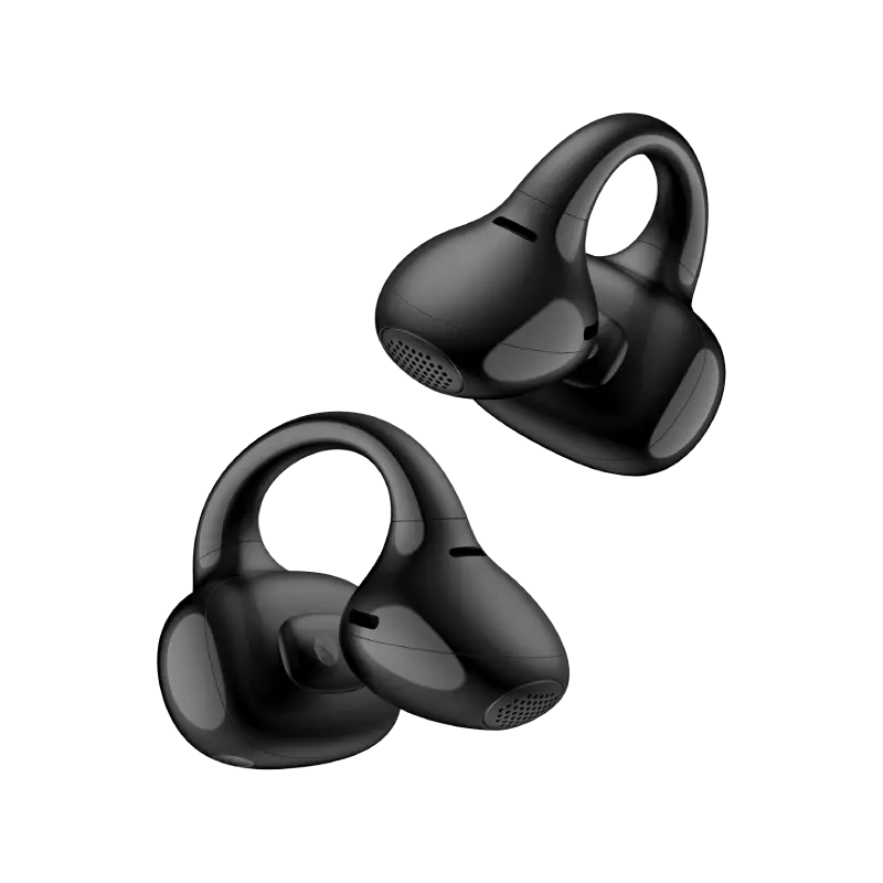 אוזניות בלוטוס Edifier LolliClip Open-Ear TWS Earbuds HiRes LDAC שחור