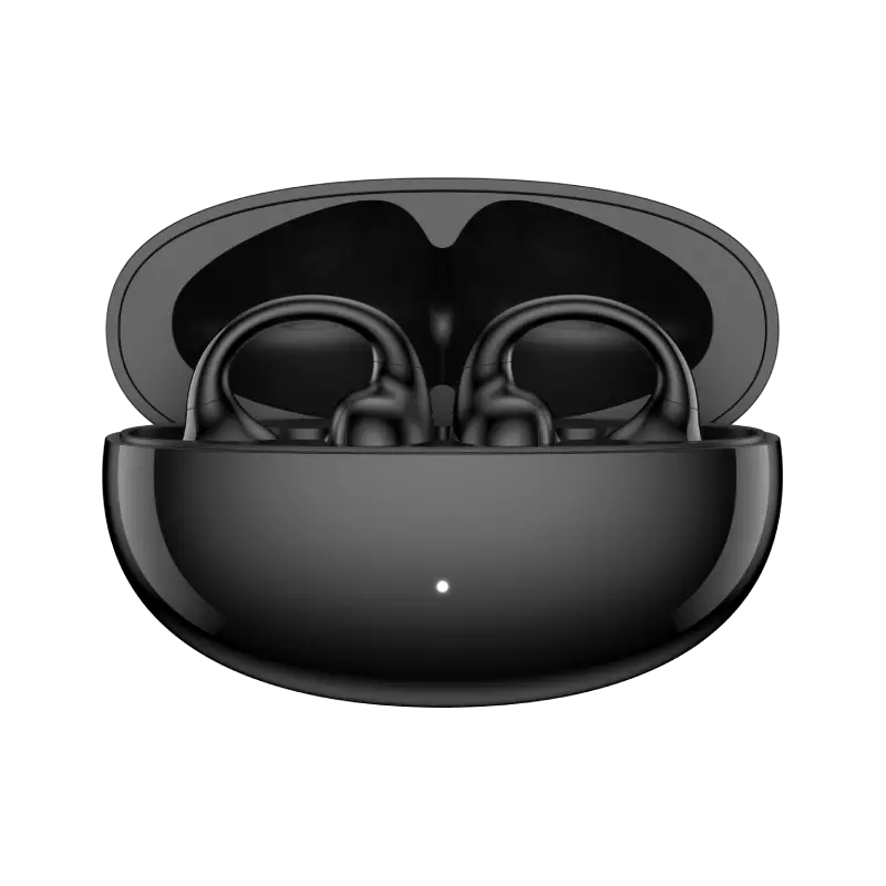 אוזניות בלוטוס Edifier LolliClip Open-Ear TWS Earbuds HiRes LDAC שחור תמונה 3