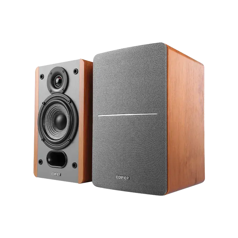 רמקולים Edifier P12 Passive Bookshelf Speakers חום