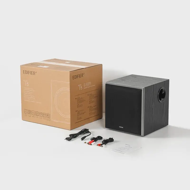 רמקול Edifier T5 Powered Active Subwoofer שחור תמונה 3
